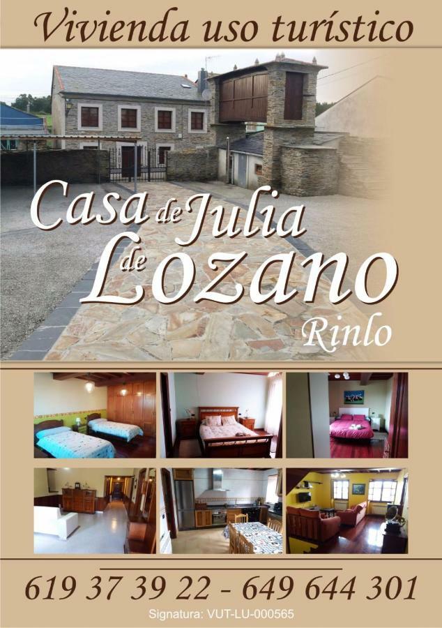 Villa Casa Julia De Lozano Rinlo Esterno foto